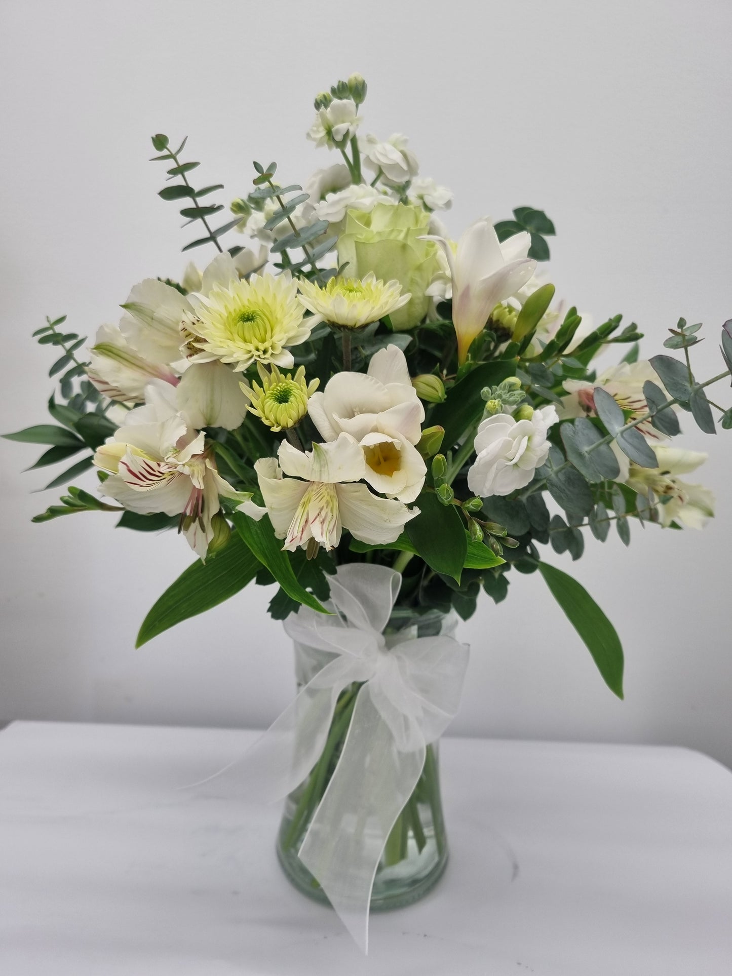 Posy in Glass Vase